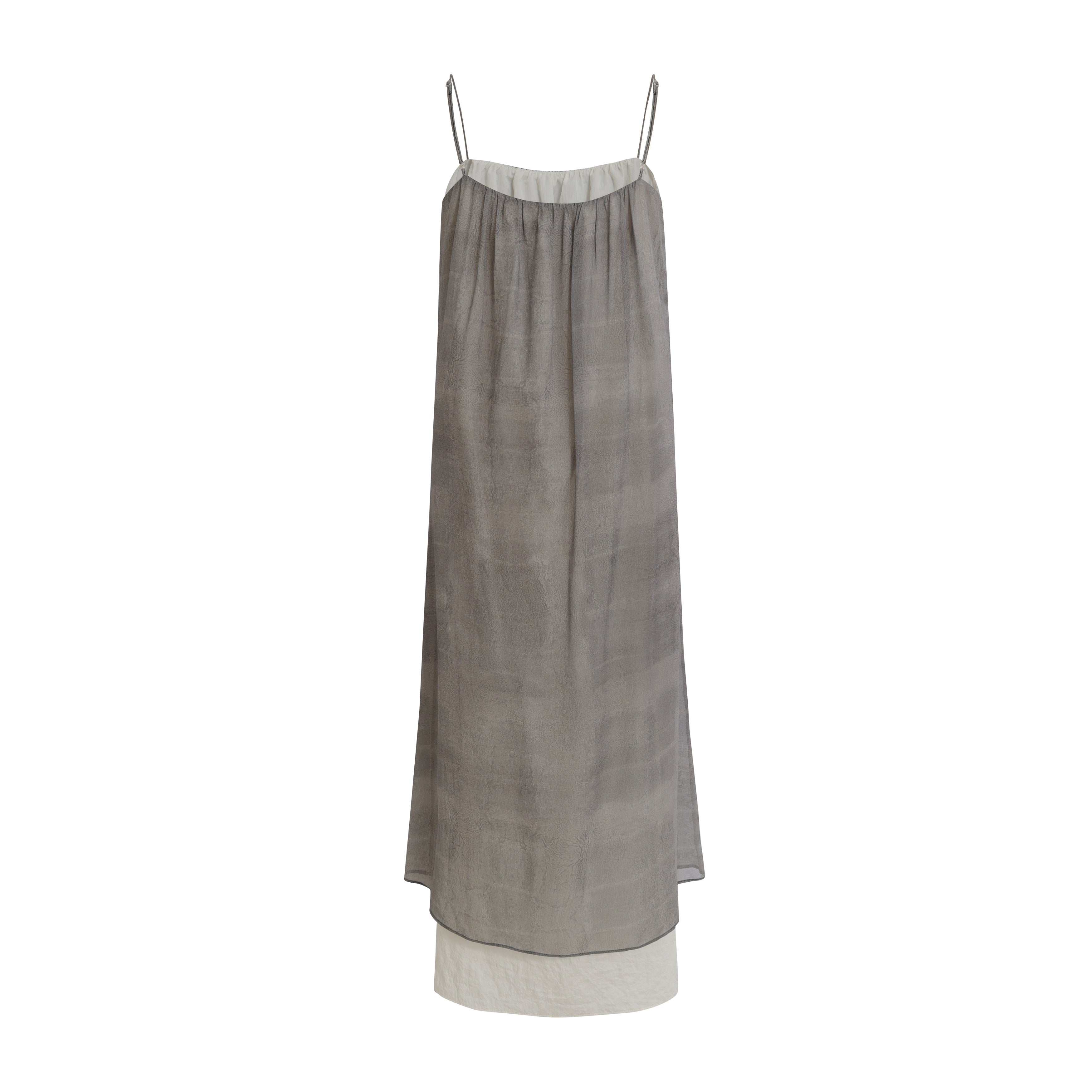 SS25 - Double suspender silk dress
