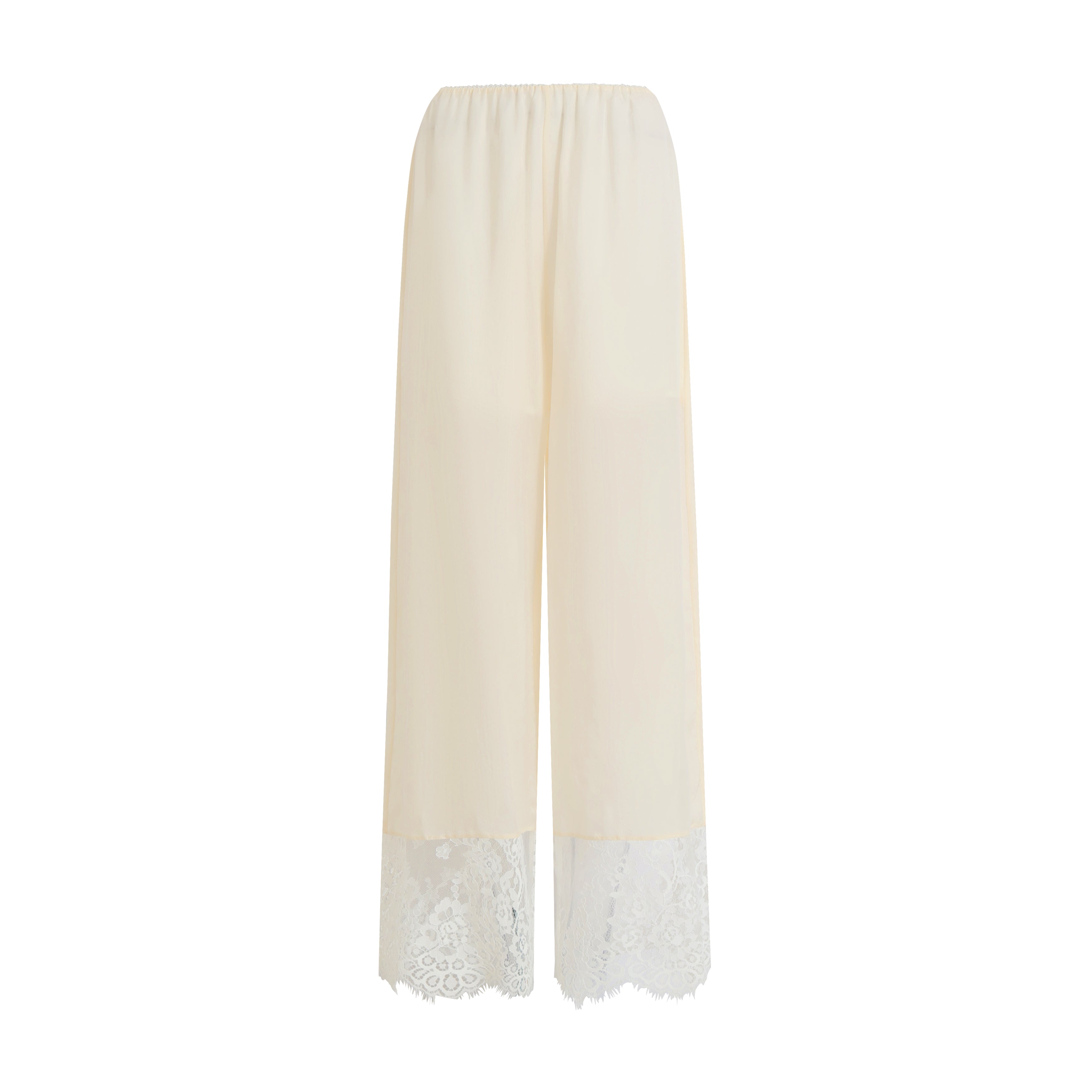 SS25 - Lace panelled lax trousers