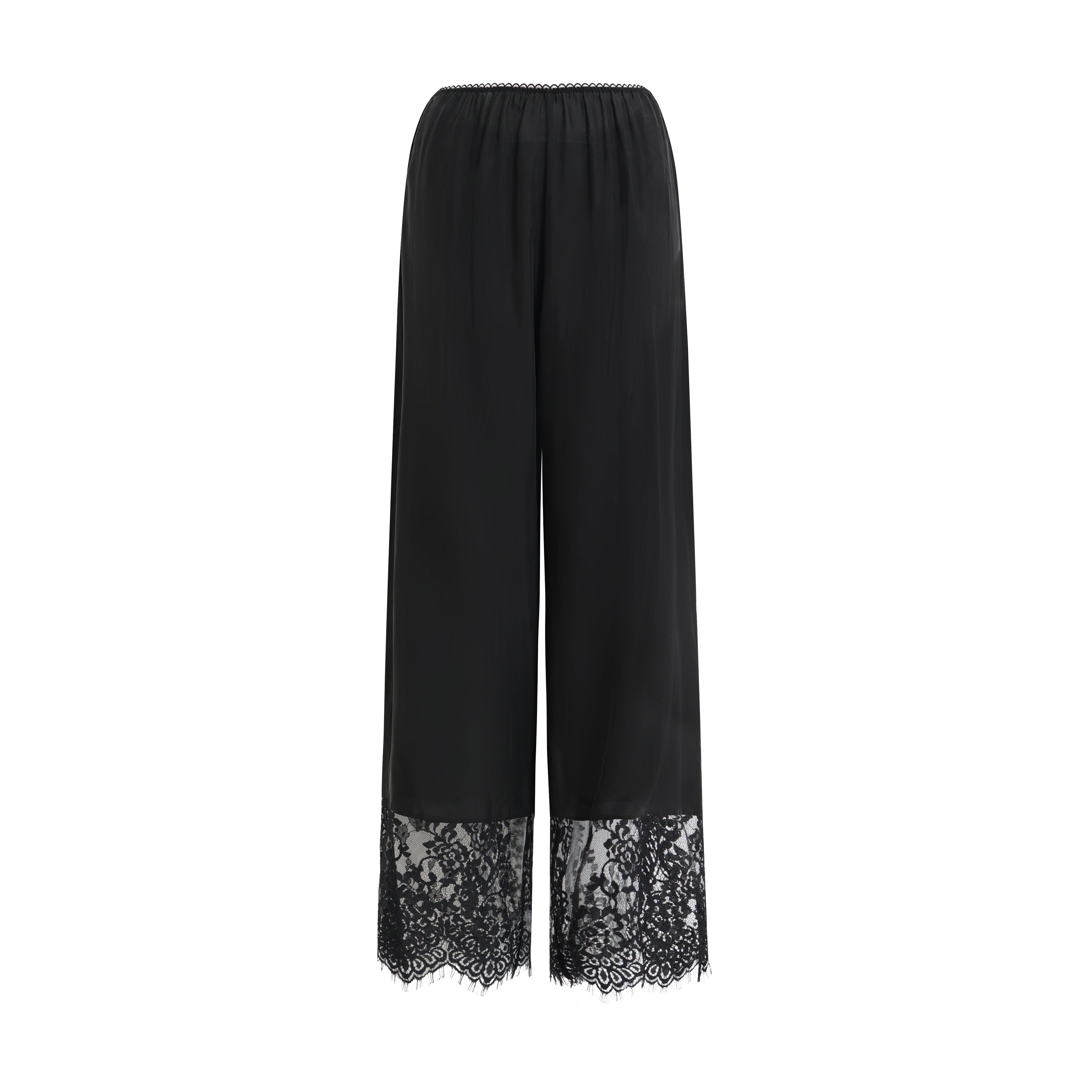SS25 - Lace panelled lax trousers