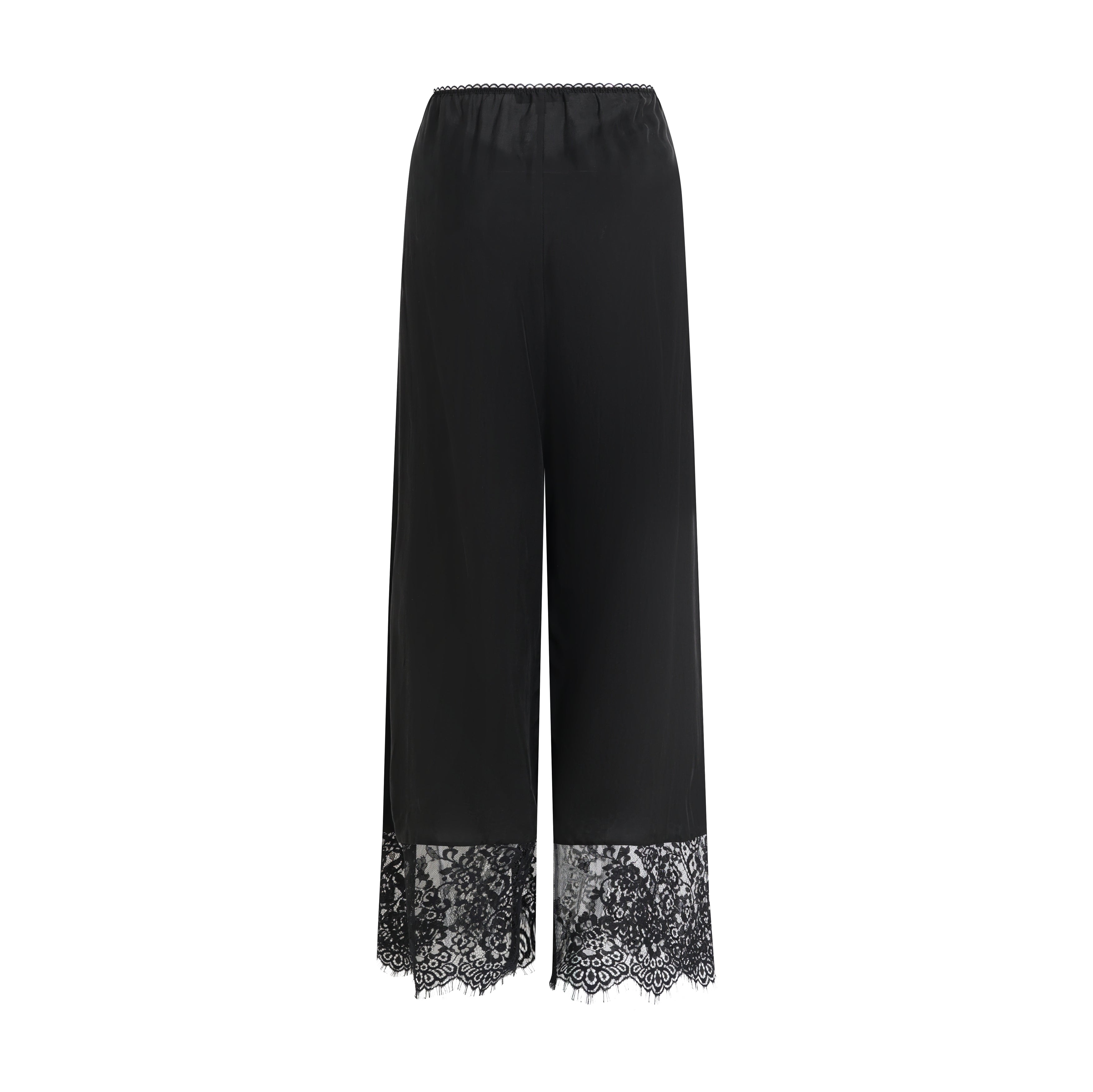 SS25 - Lace panelled lax trousers