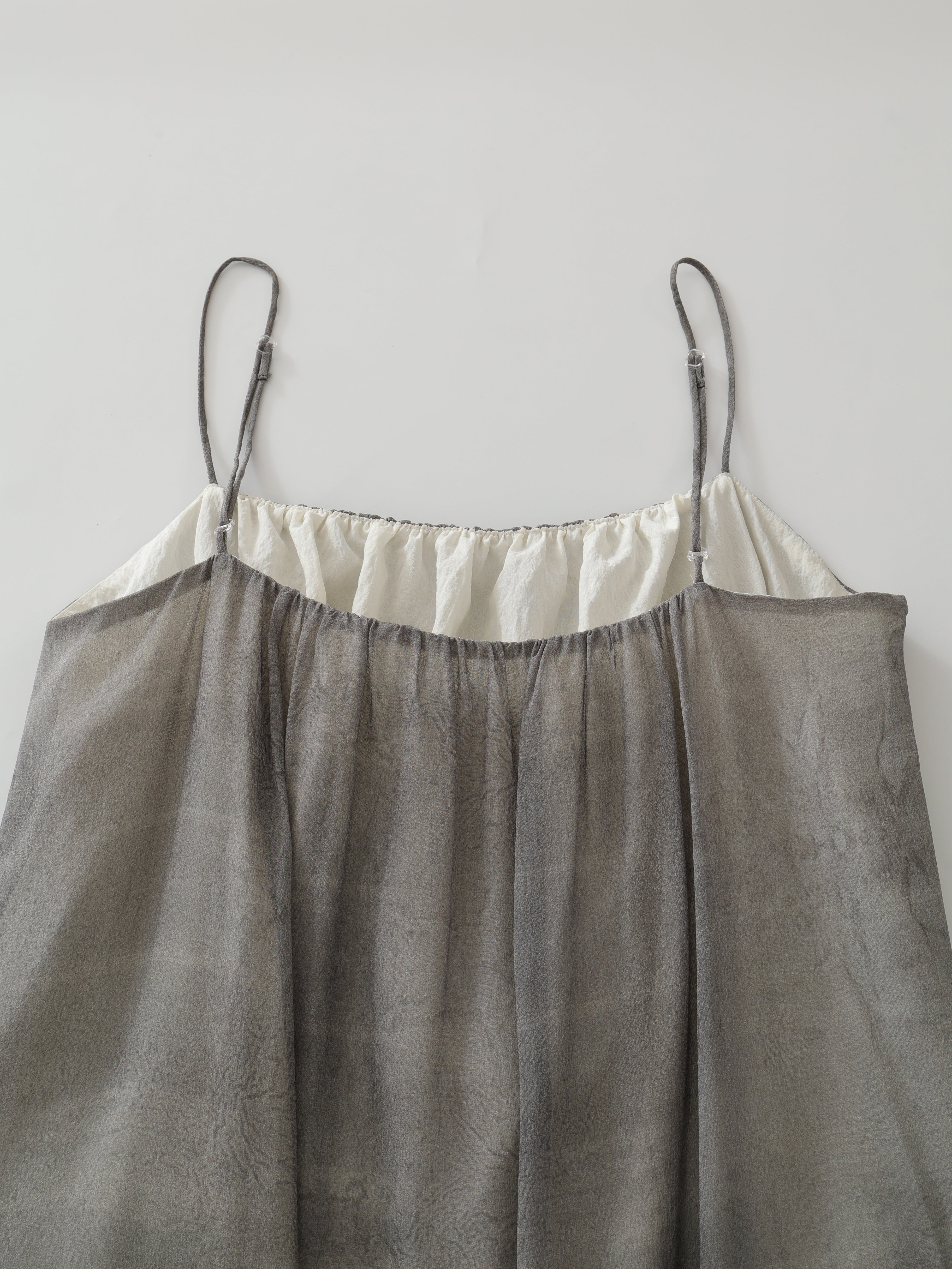 SS25 - Double suspender silk dress