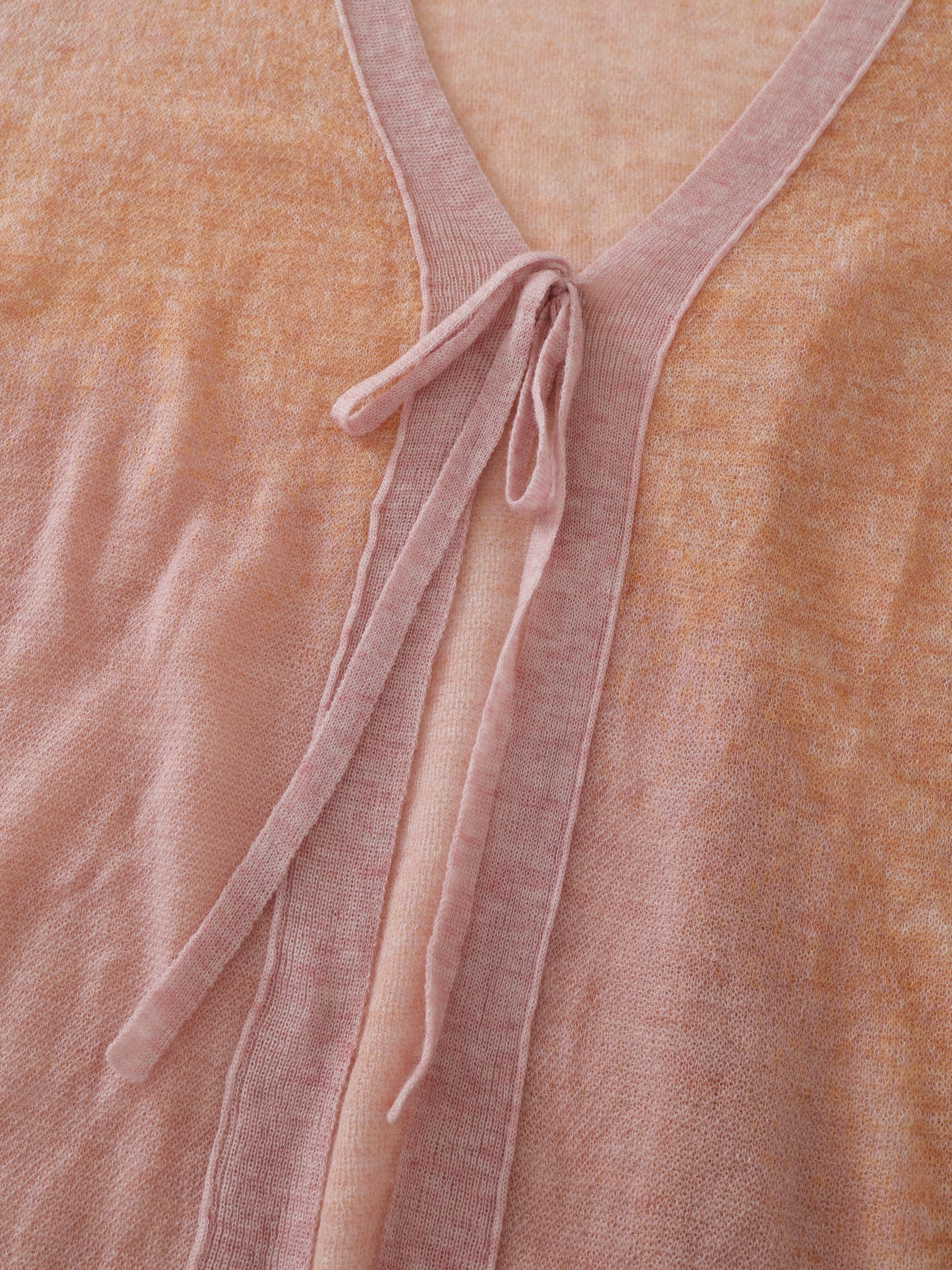 SS25-Water-soluble wool cardigan