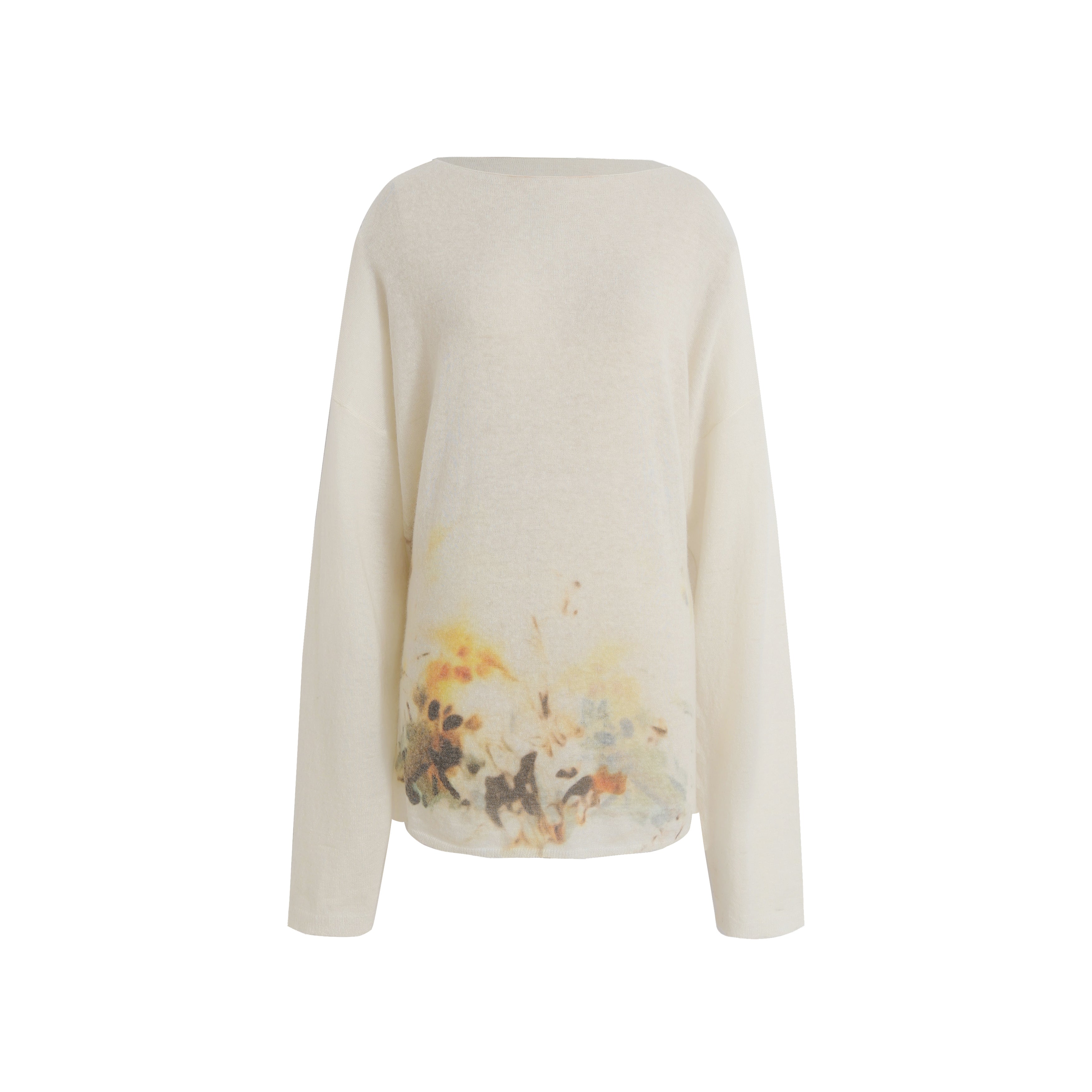 SS25 - Artist Collaboration "Bee" printing loose sweater