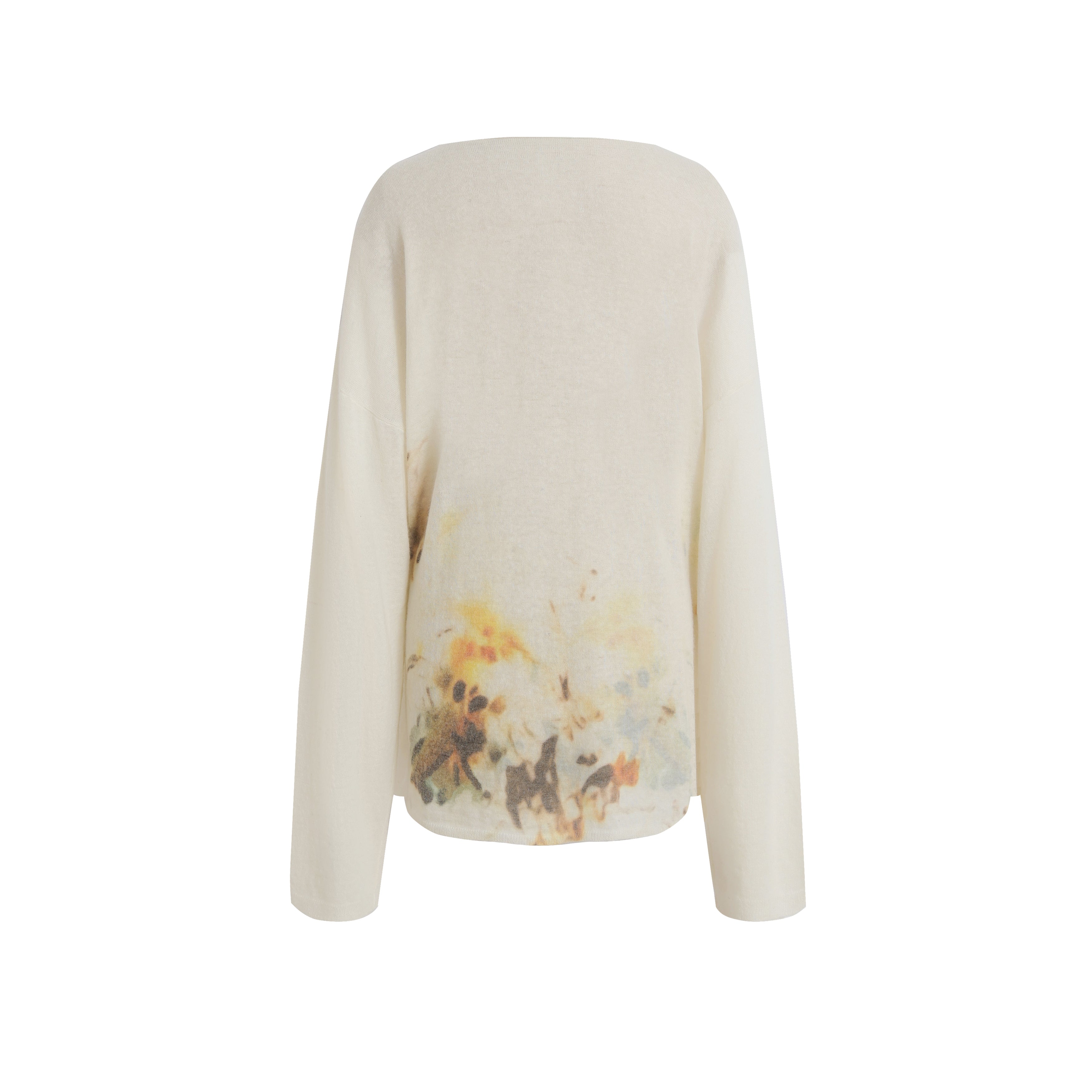 SS25 - Artist Collaboration "Bee" printing loose sweater