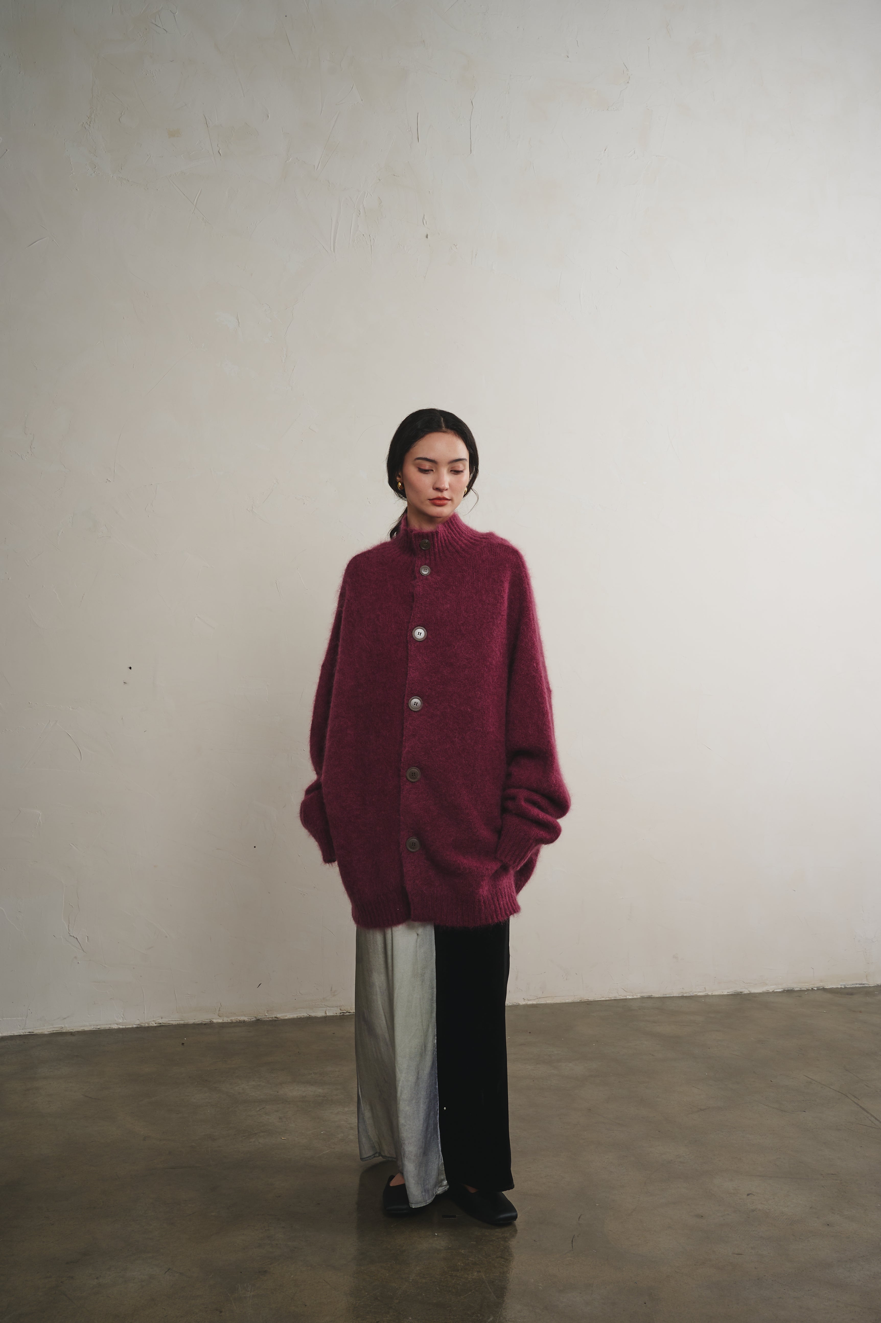 AW24 - Open Front Turtleneck Sweater