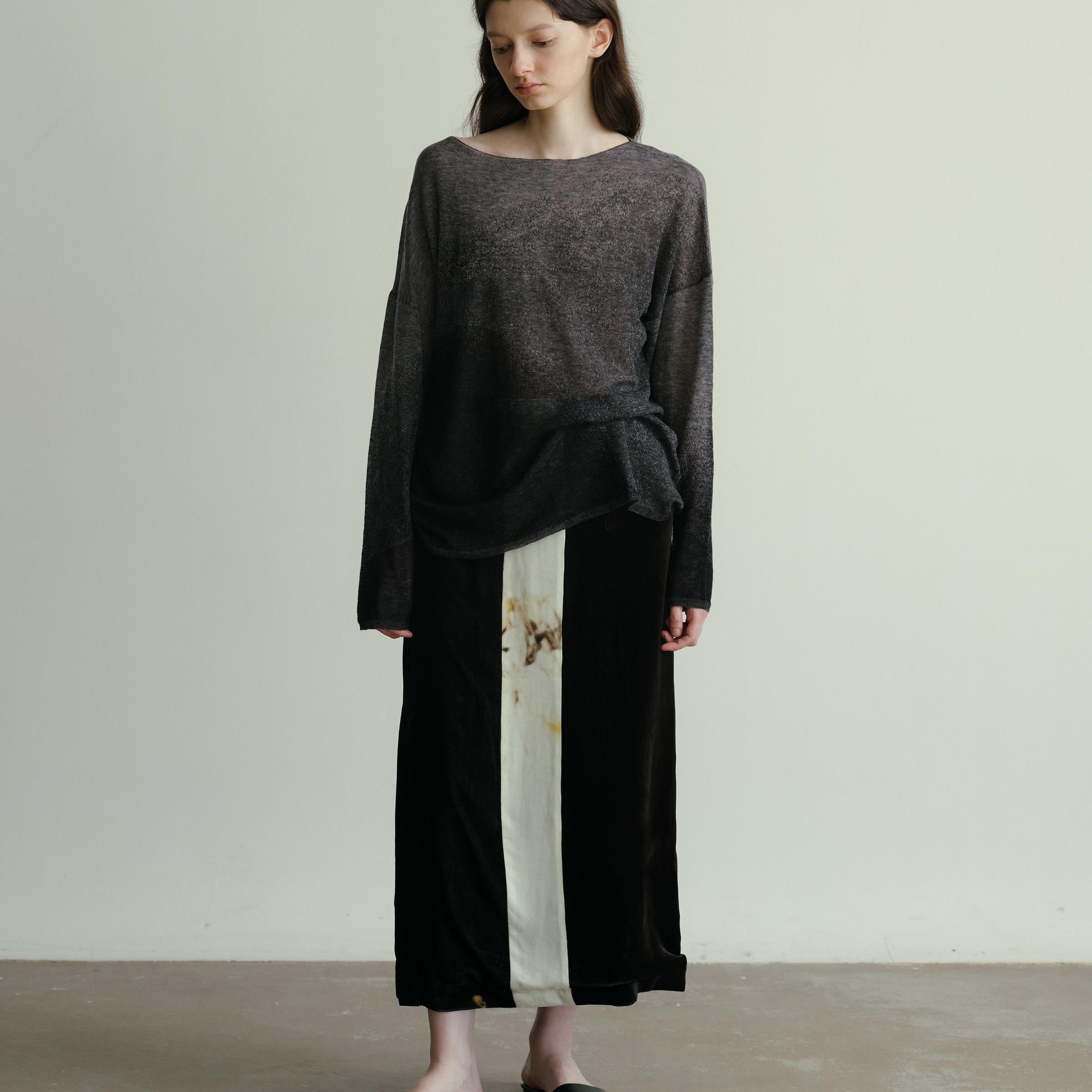 SS25 - Water-soluble wool lax smock