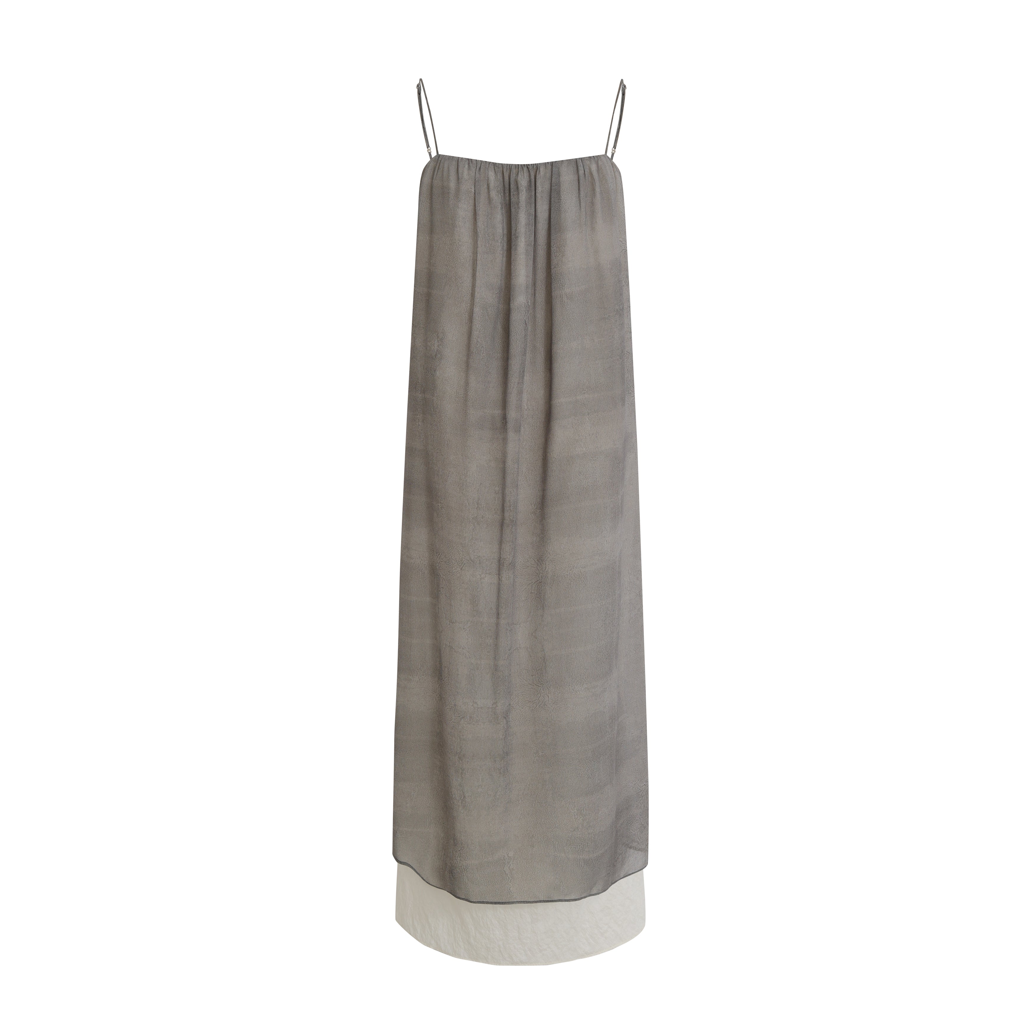 SS25 - Double suspender silk dress