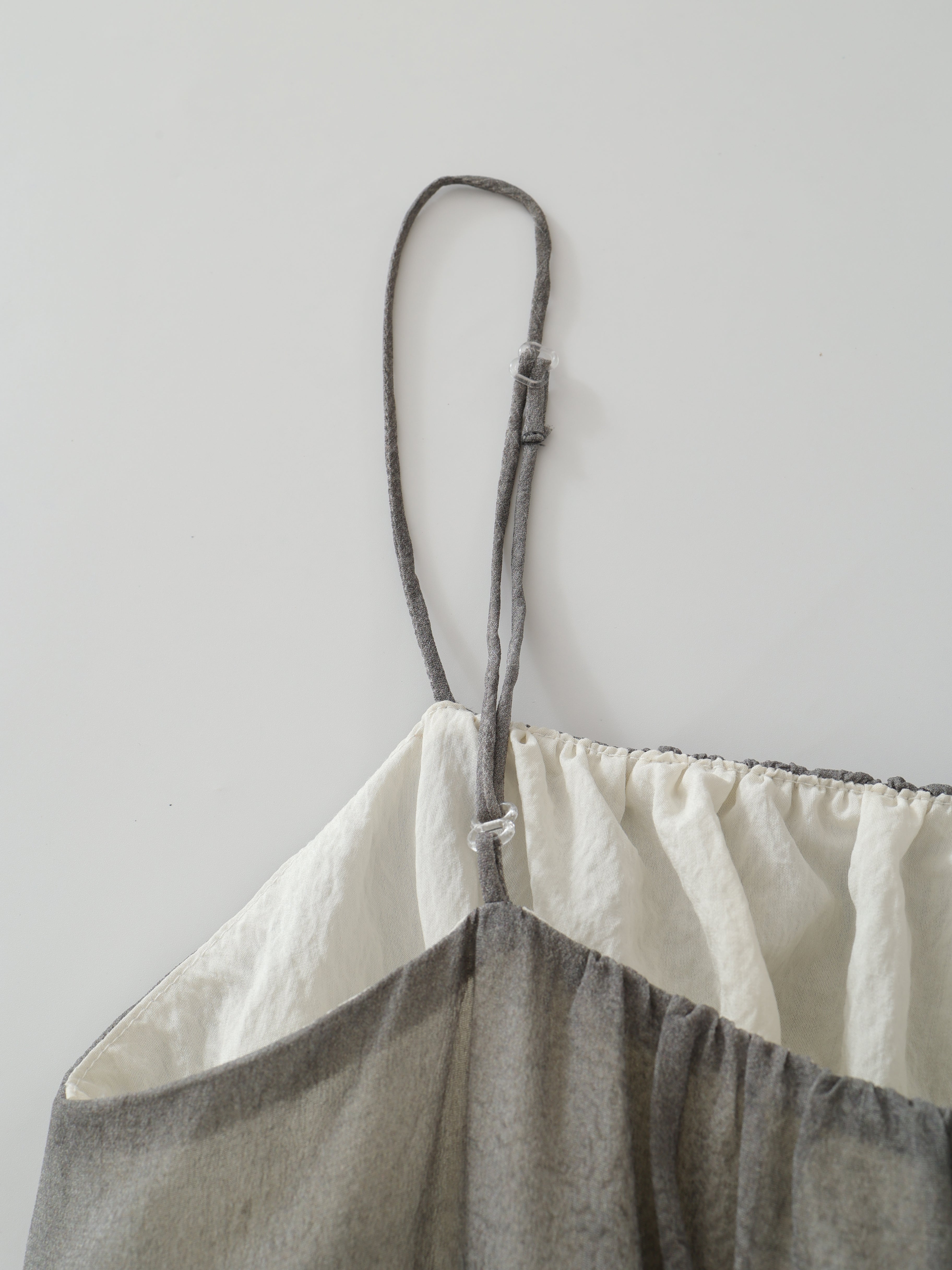 SS25 - Double suspender silk dress