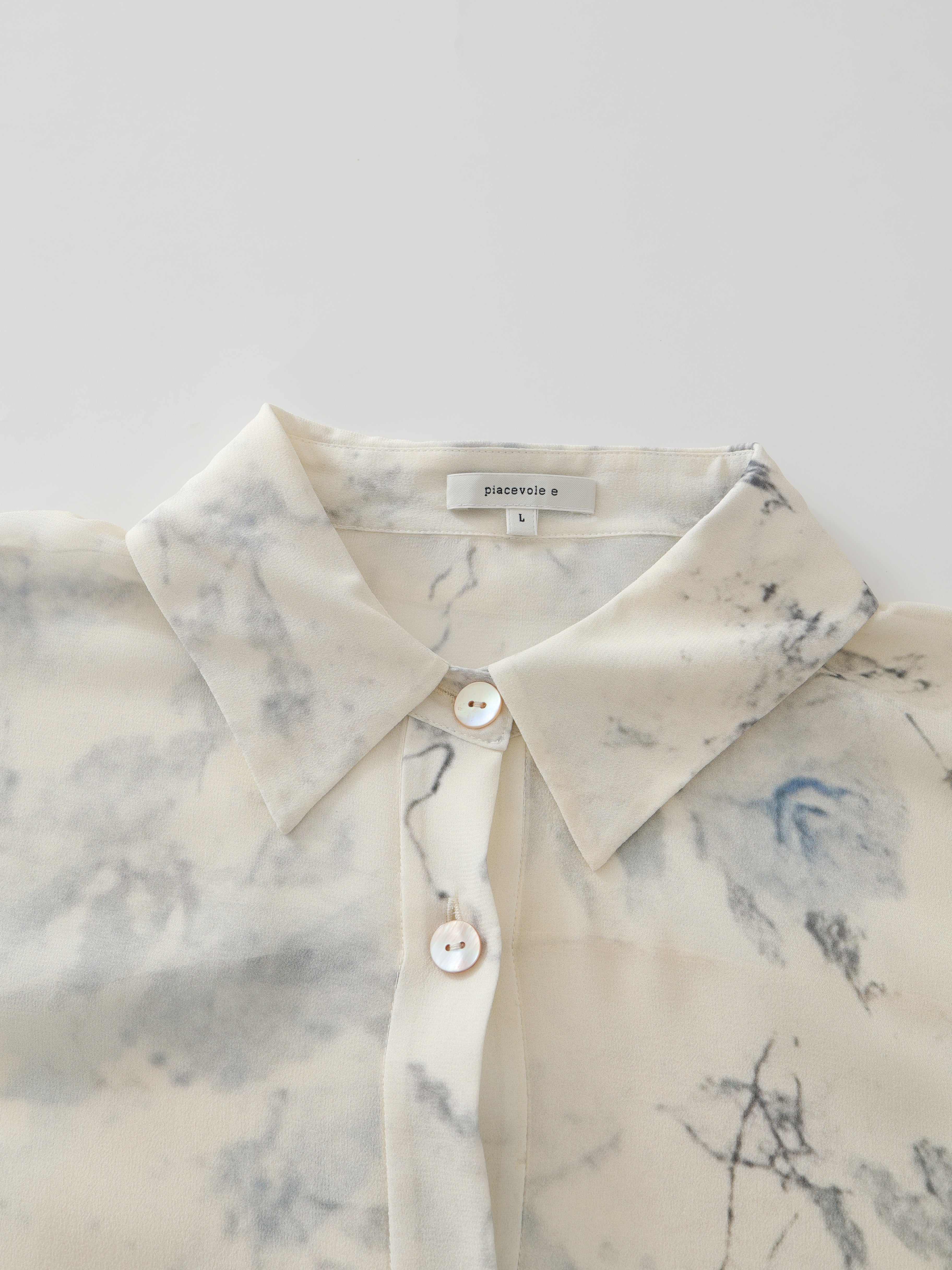 SS25 - Silk print lax shirt