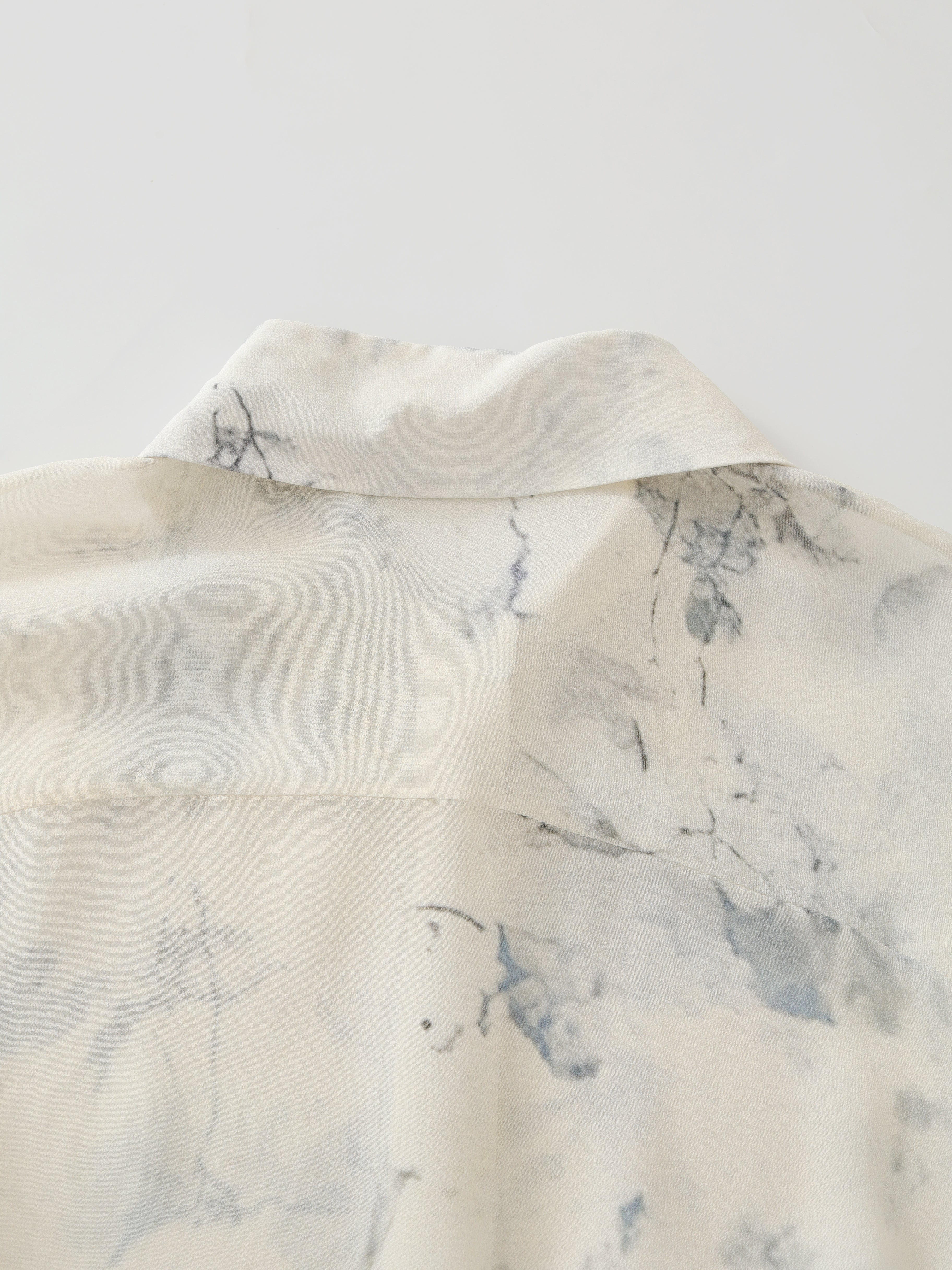 SS25 - Silk print lax shirt