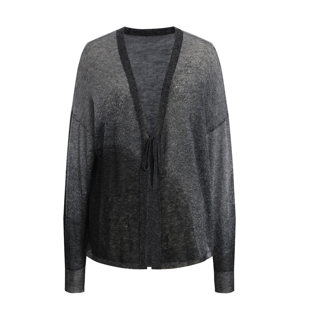 SS25-Water-soluble wool cardigan