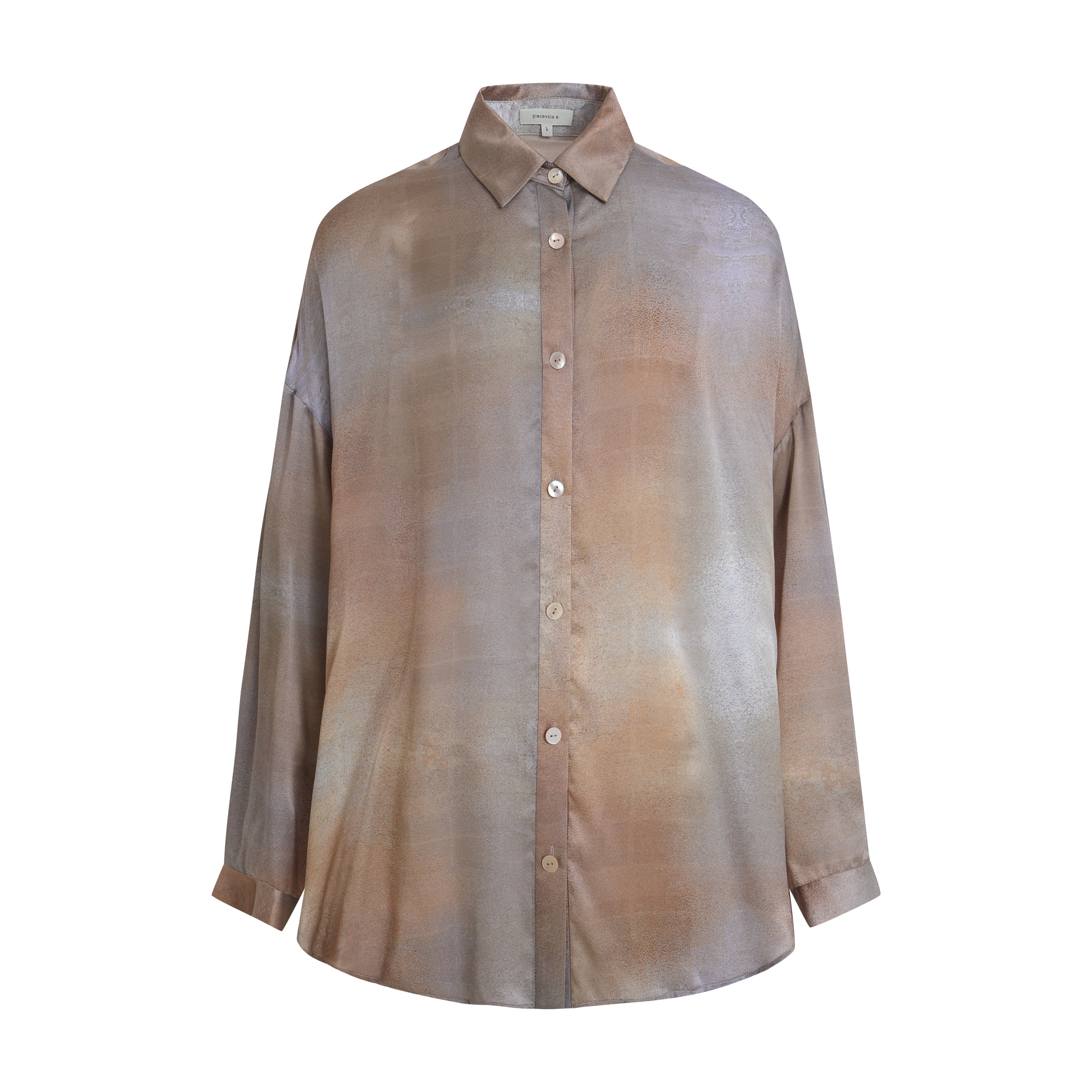 SS25 - Silk print lax shirt