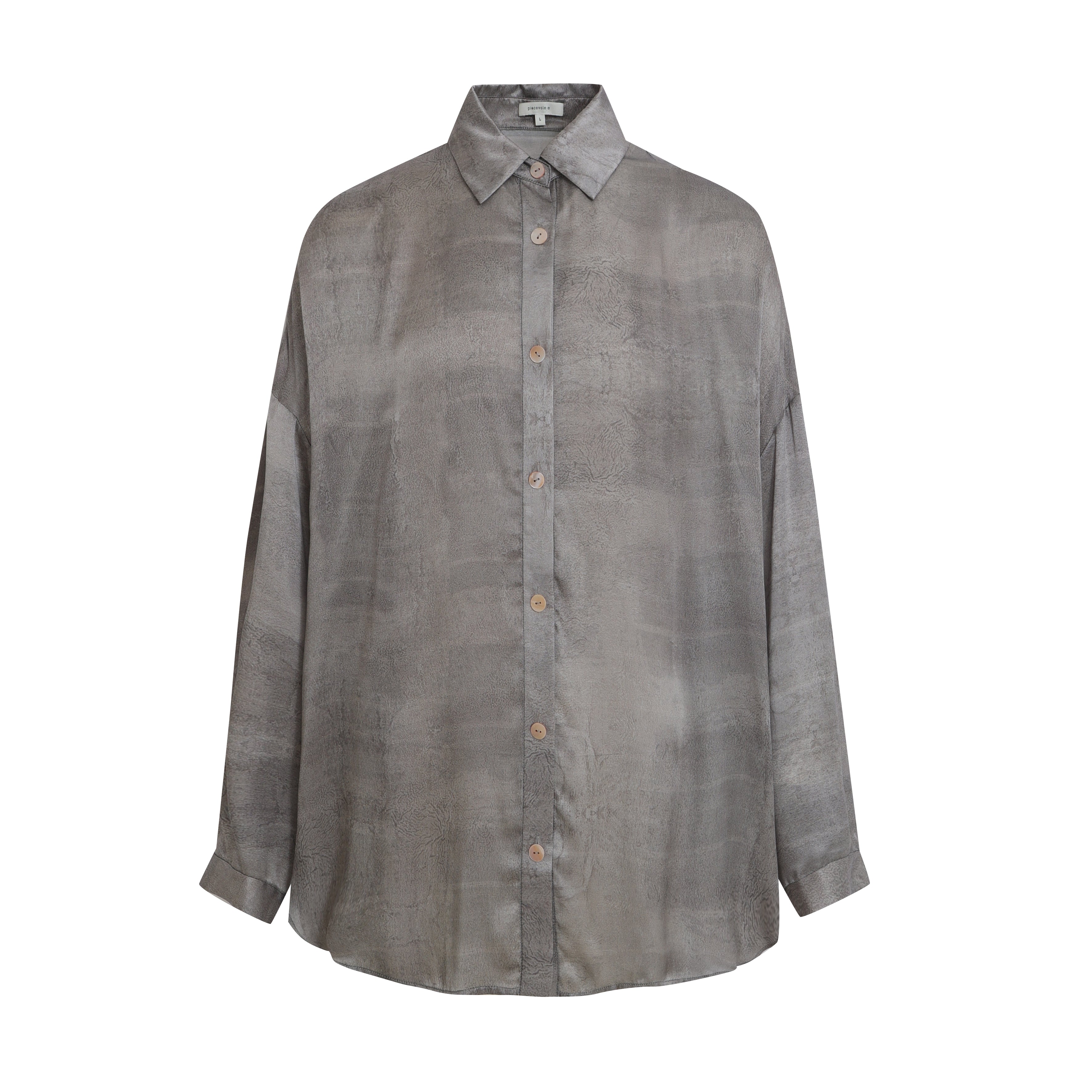 SS25 - Silk print lax shirt