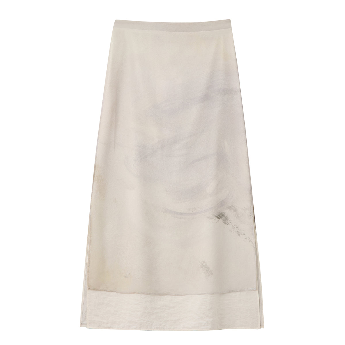 SS24 - Printed tulle double skirt